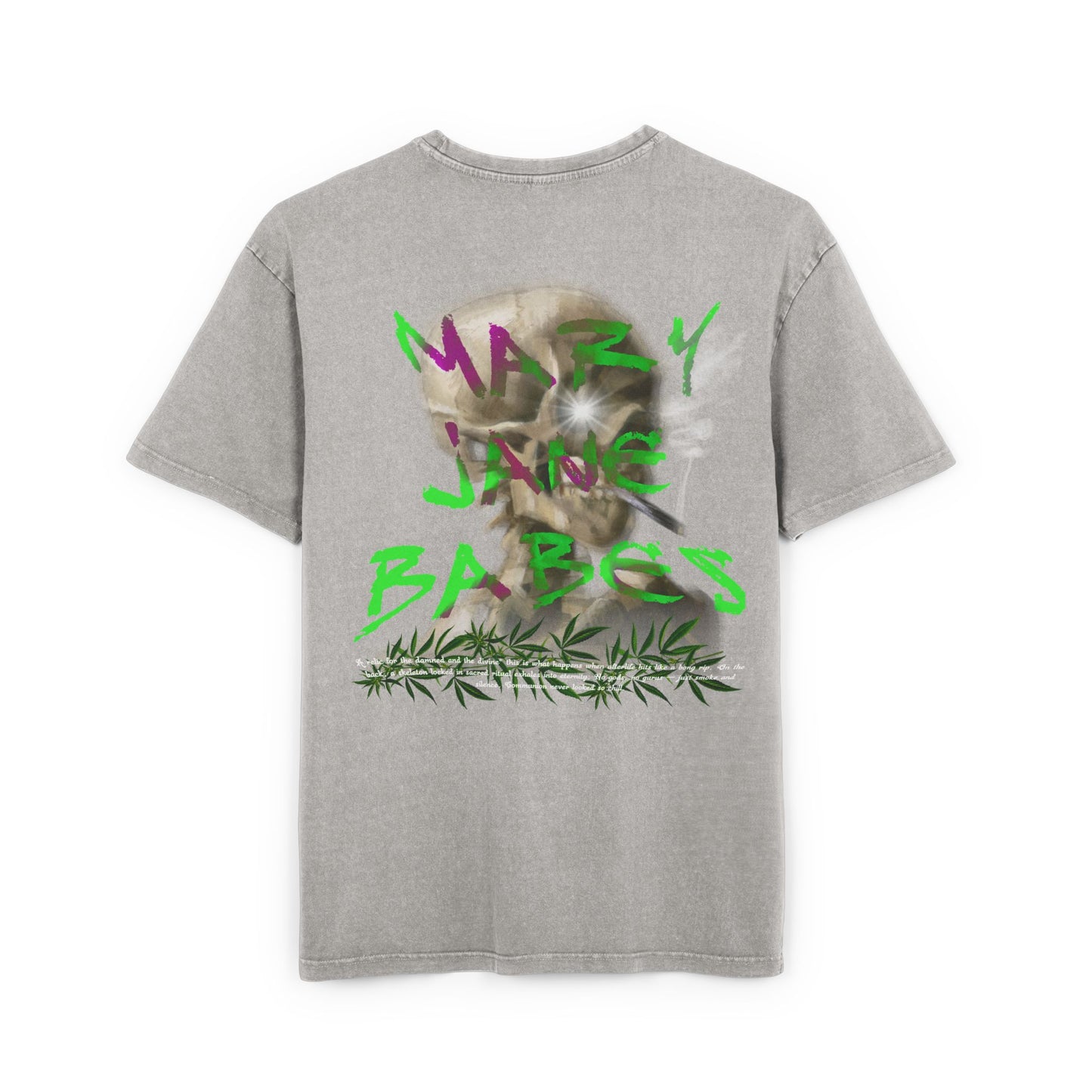 Communion & Mary Jane // Acid Washed Oversized Tee (Unisex)