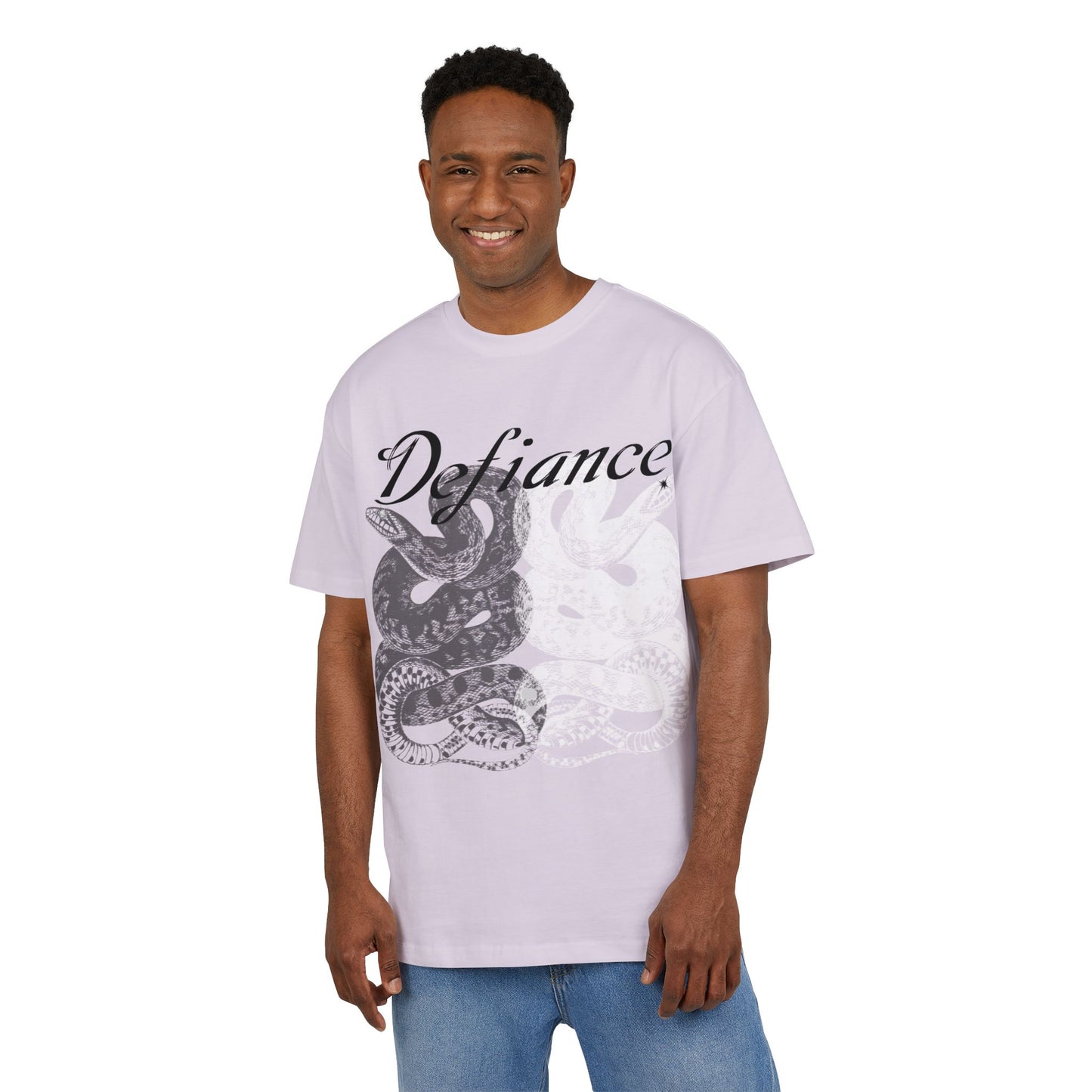 Defiance*- Unisex Heavy Oversize Graphic Tee