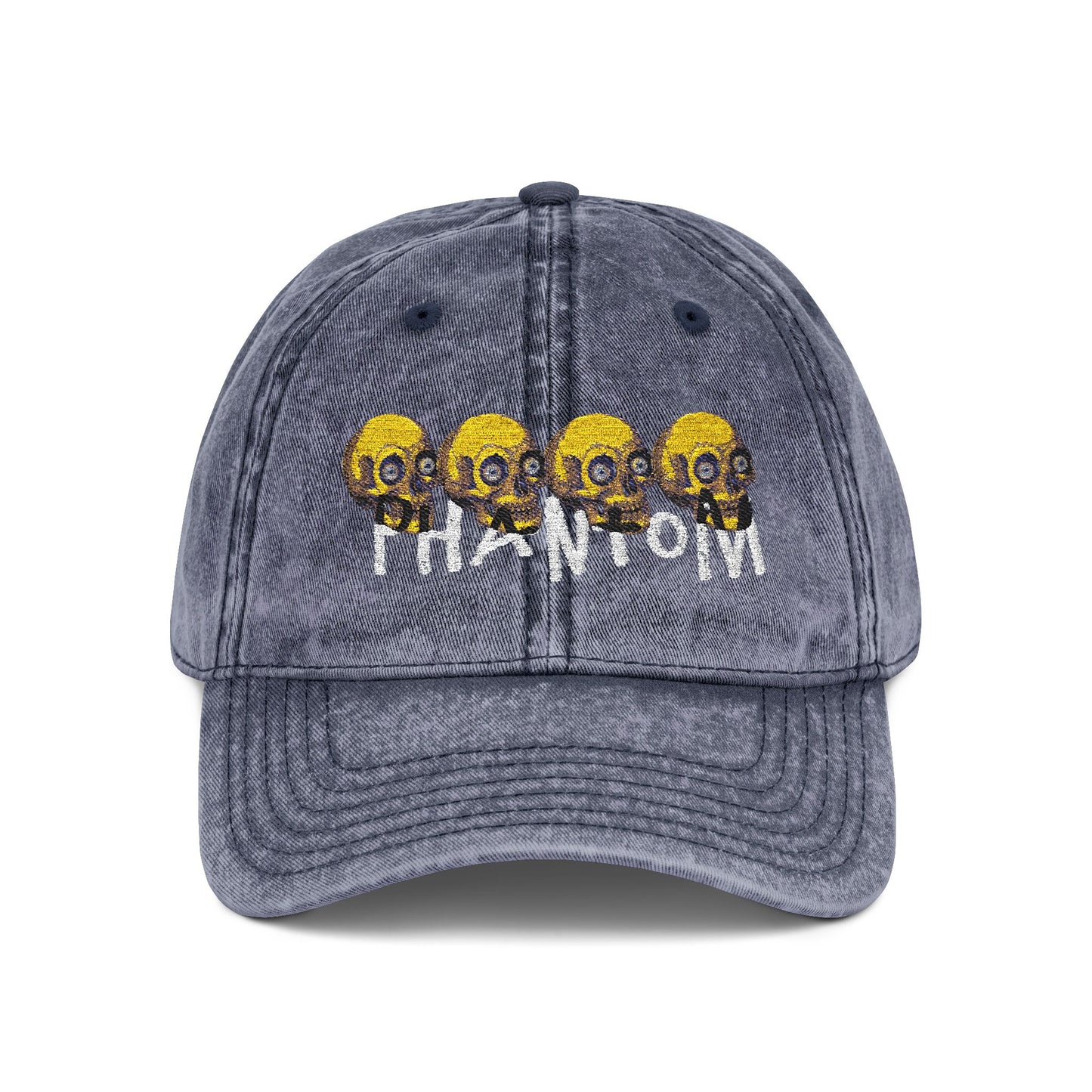 Skully Phantom*Stoned Ghosts // Vintage Embroidered Cap