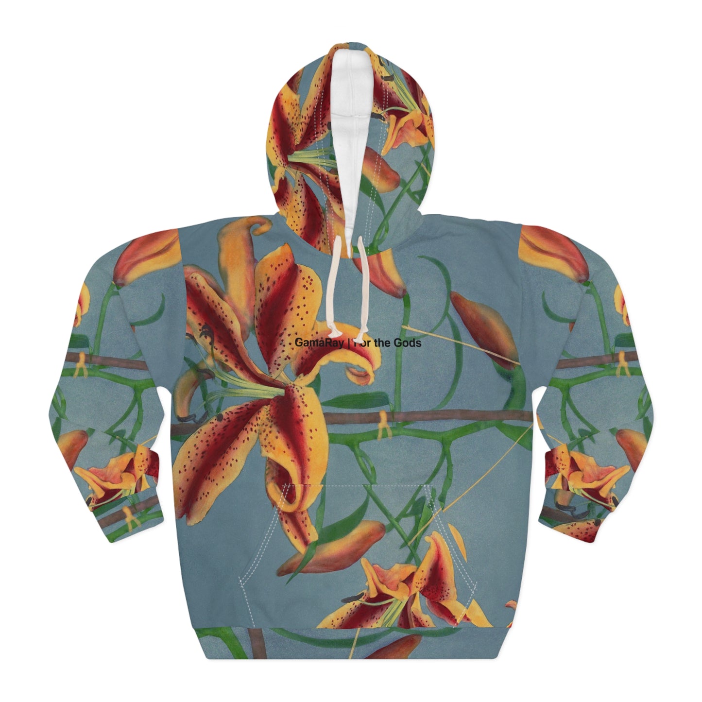 Blue Veil*Orange Fang / Mid-heavy Hoodie