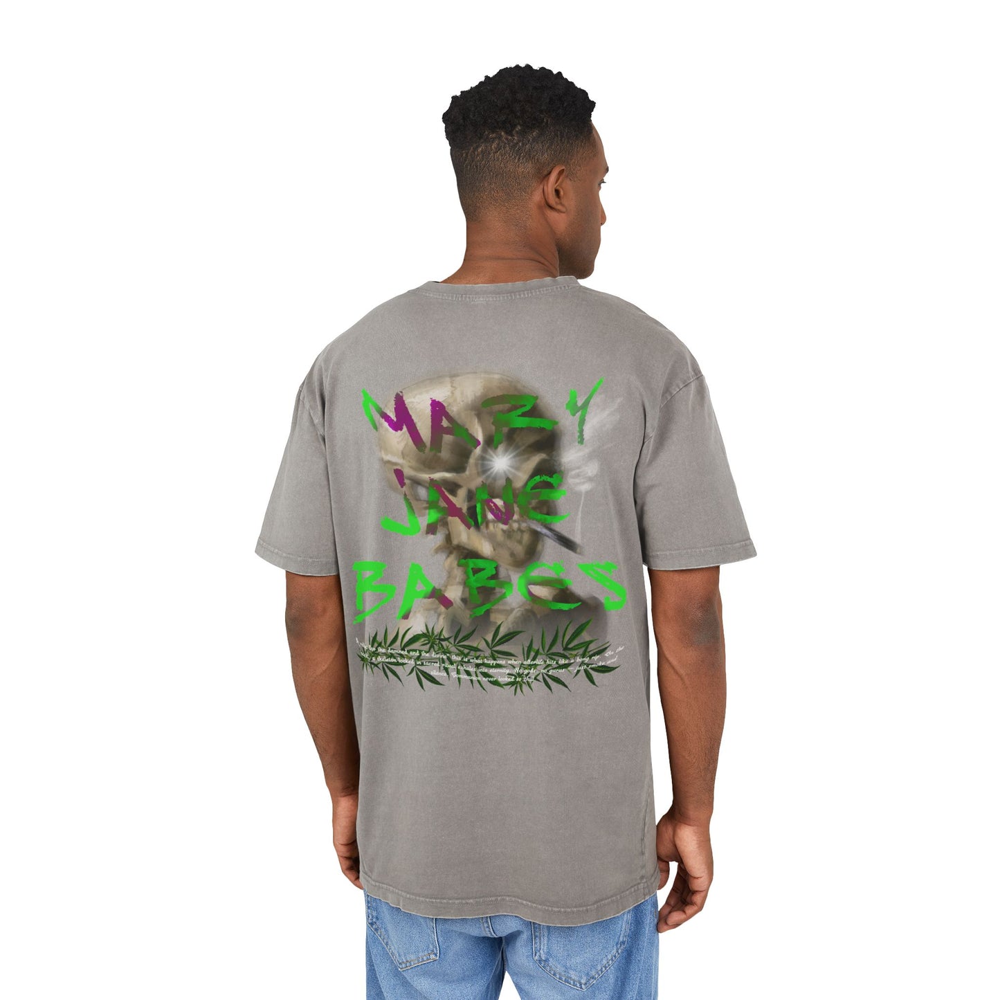 Communion & Mary Jane // Acid Washed Oversized Tee (Unisex)