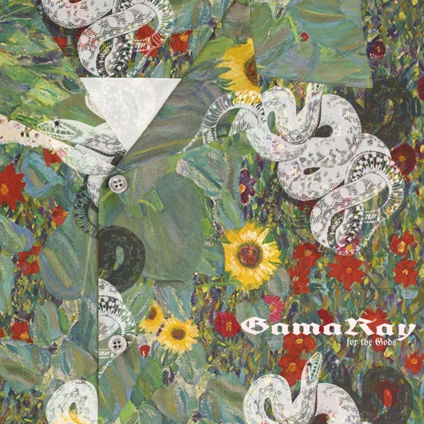 Garden of Eden*Botanical drip // Relaxed unisex Overshirt