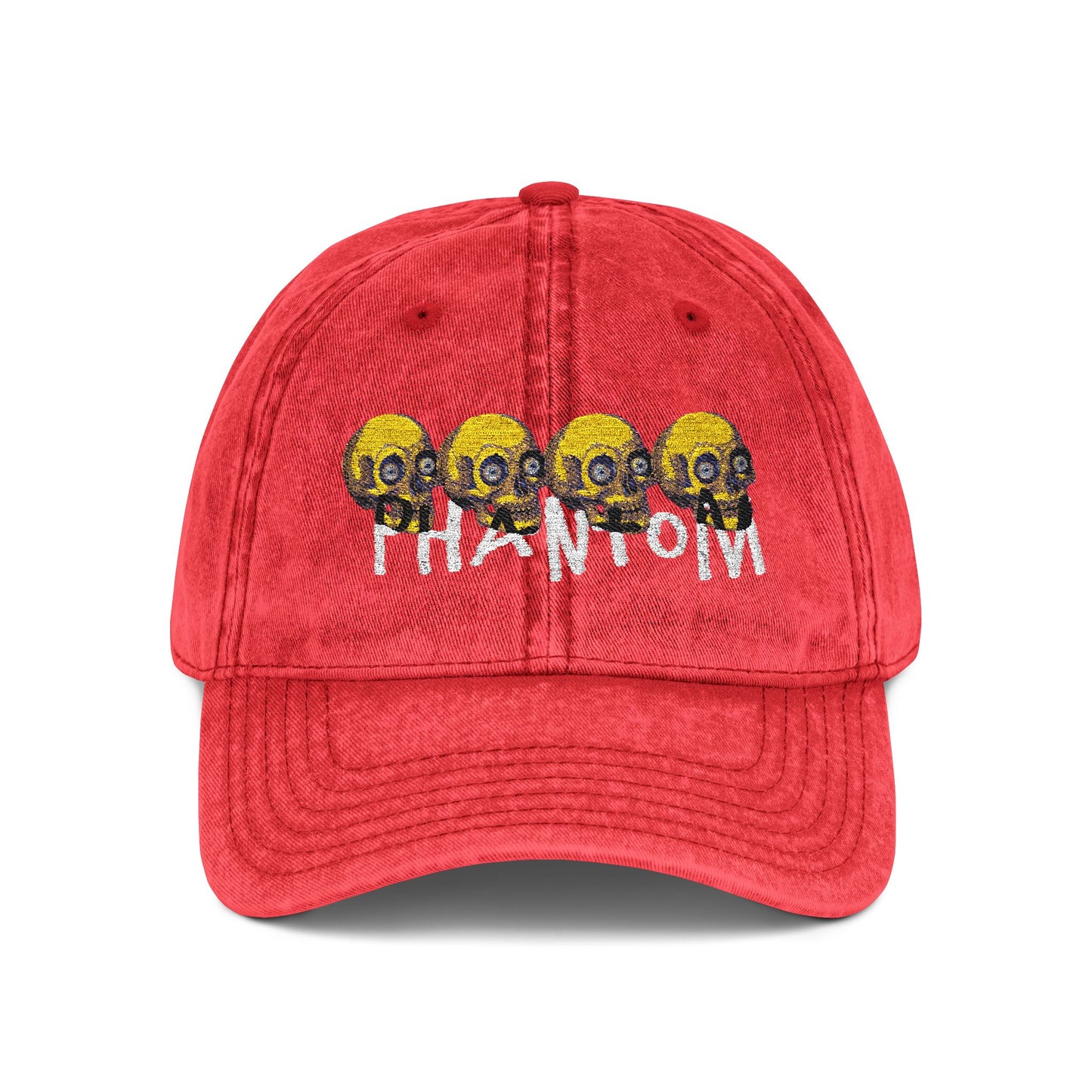 Skully Phantom*Stoned Ghosts // Vintage Embroidered Cap