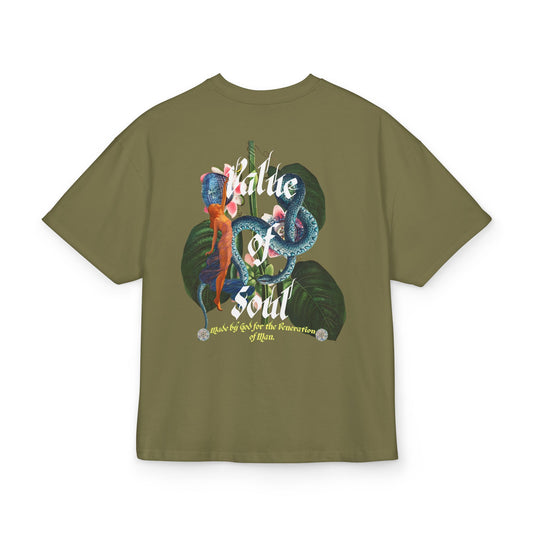 *Value Of Soul*-Ultra Heavy Oversized Graphic Tee