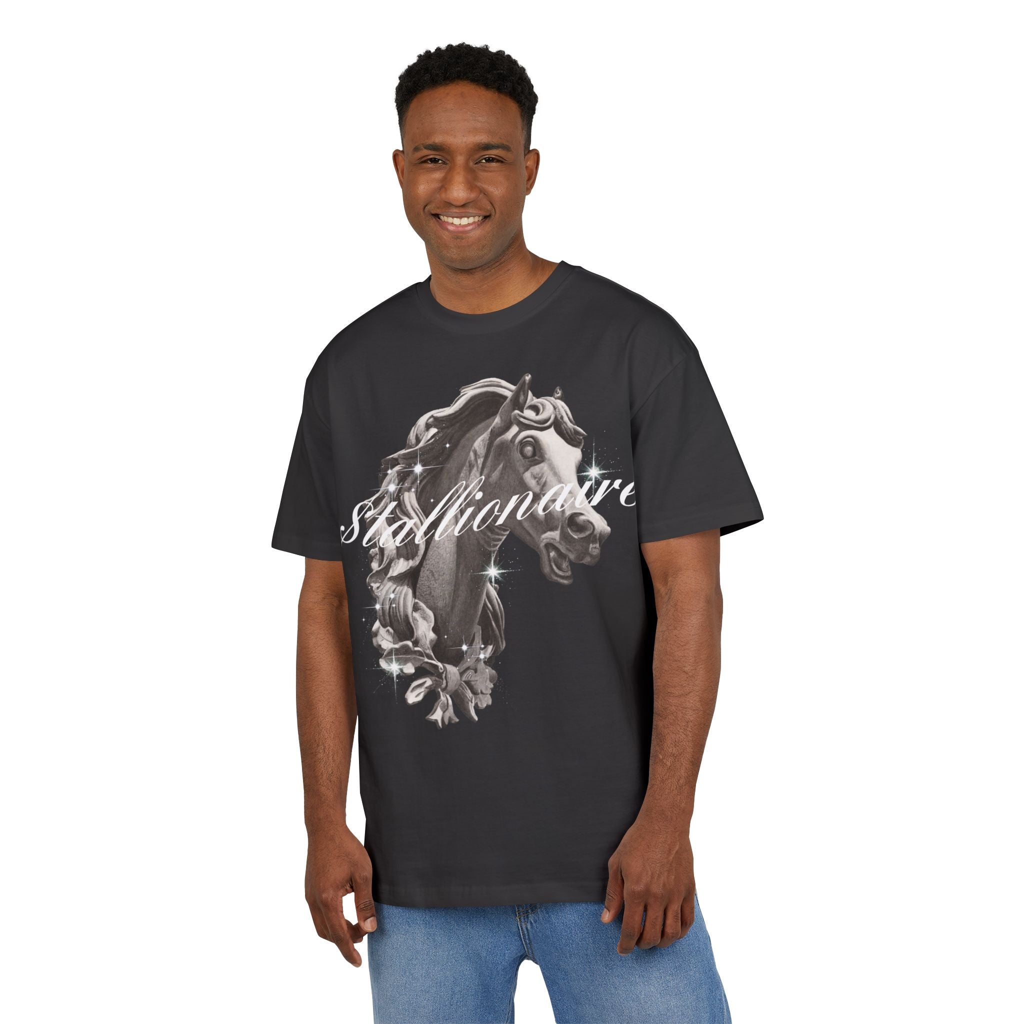 Stallionaire* heavy Oversize Tee (Unisex)