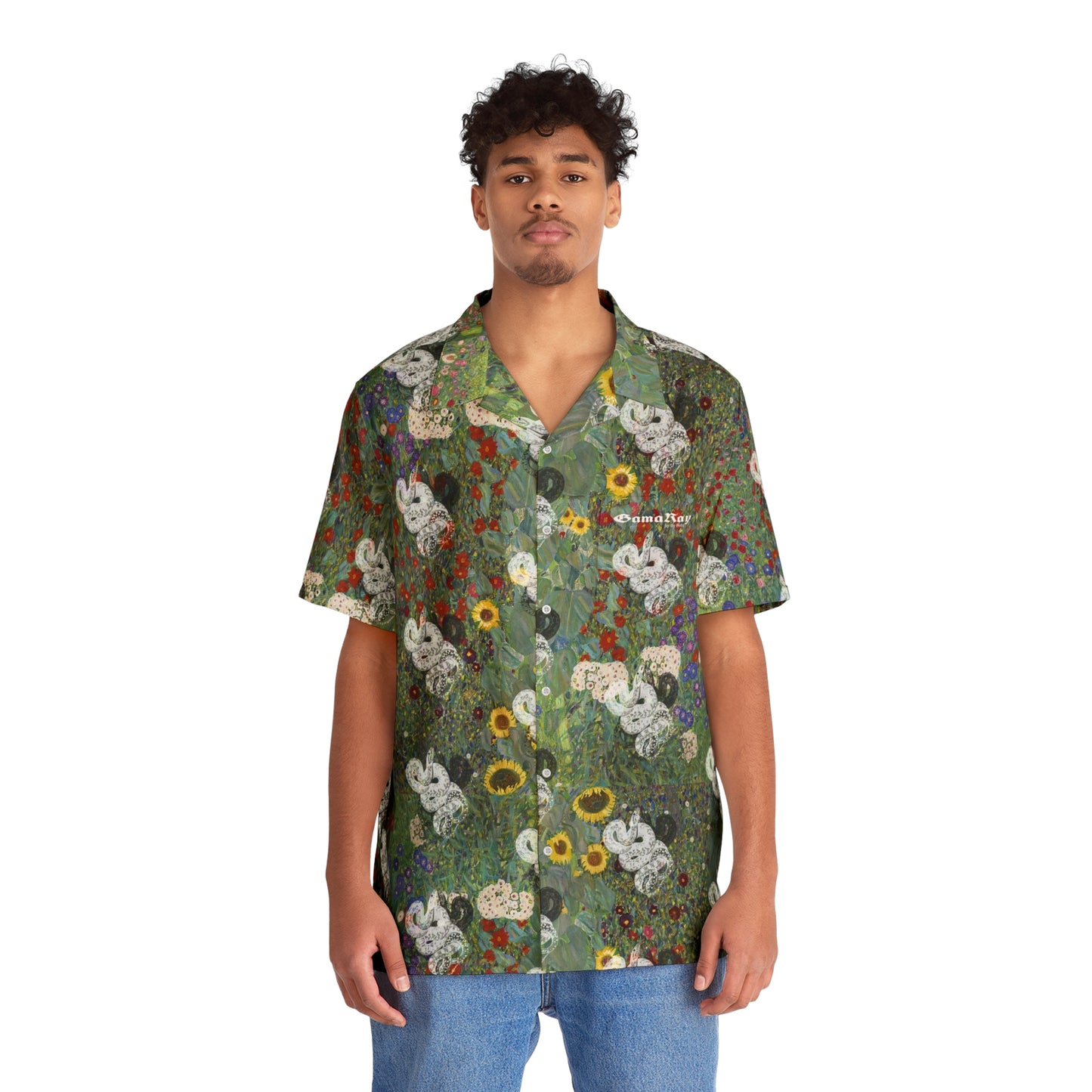 Garden of Eden*Botanical drip // Relaxed unisex Overshirt