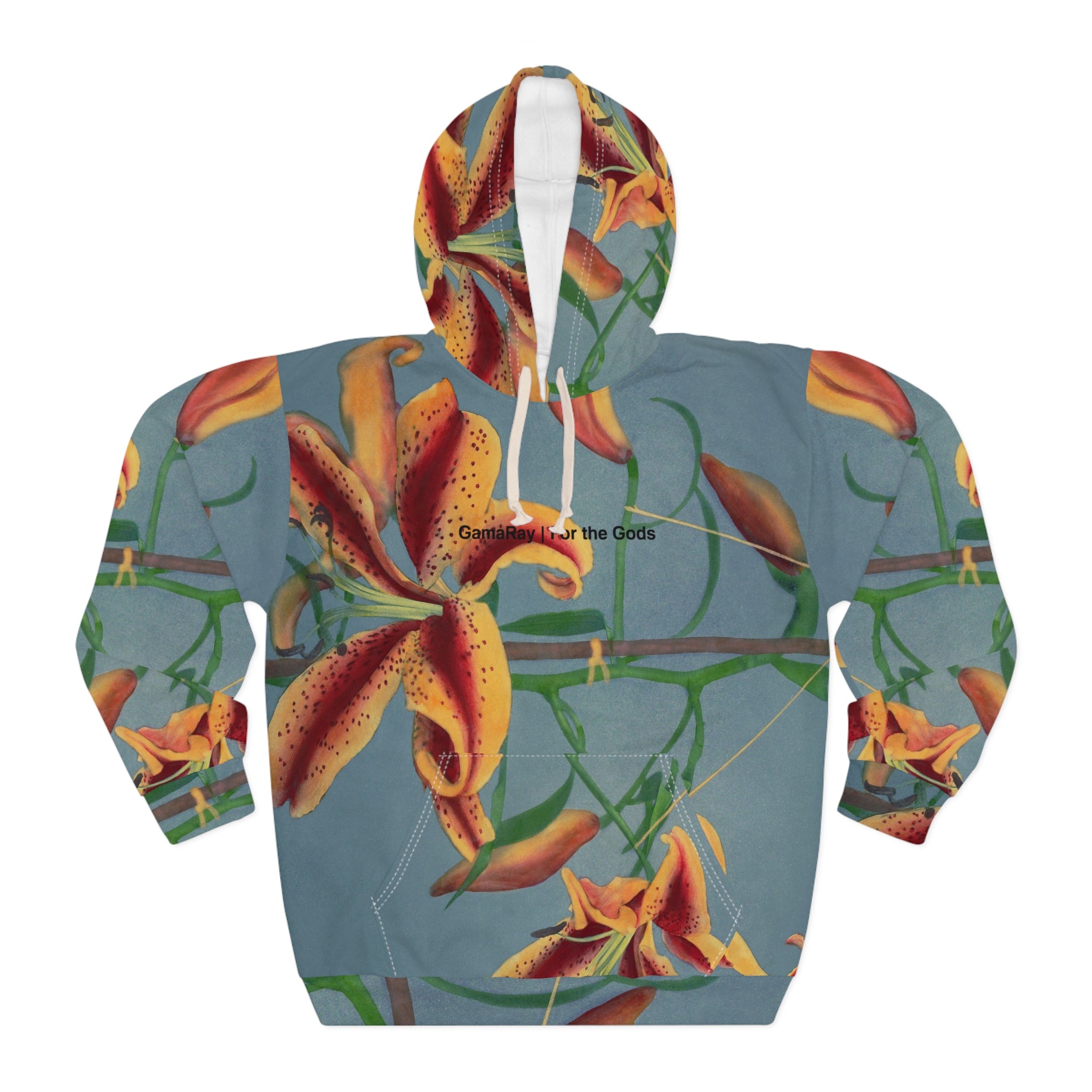 Blue Veil*Orange Fang / Mid-heavy Hoodie