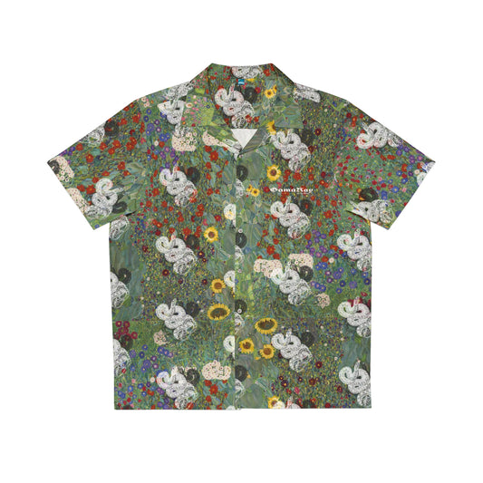 Garden of Eden*Botanical drip // Relaxed unisex Overshirt