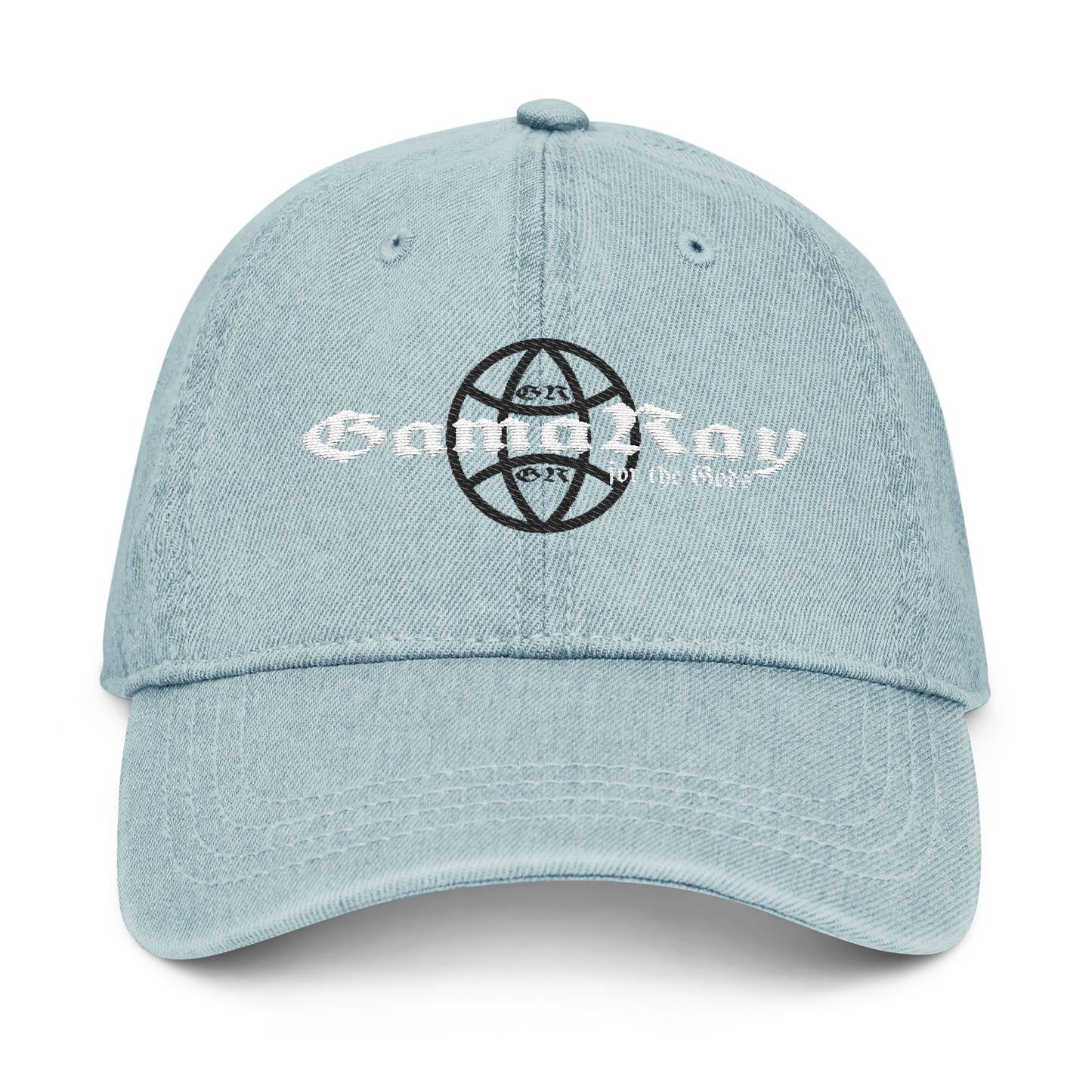 GamaRay Syndicate // Stonely Embroidered denim Cap
