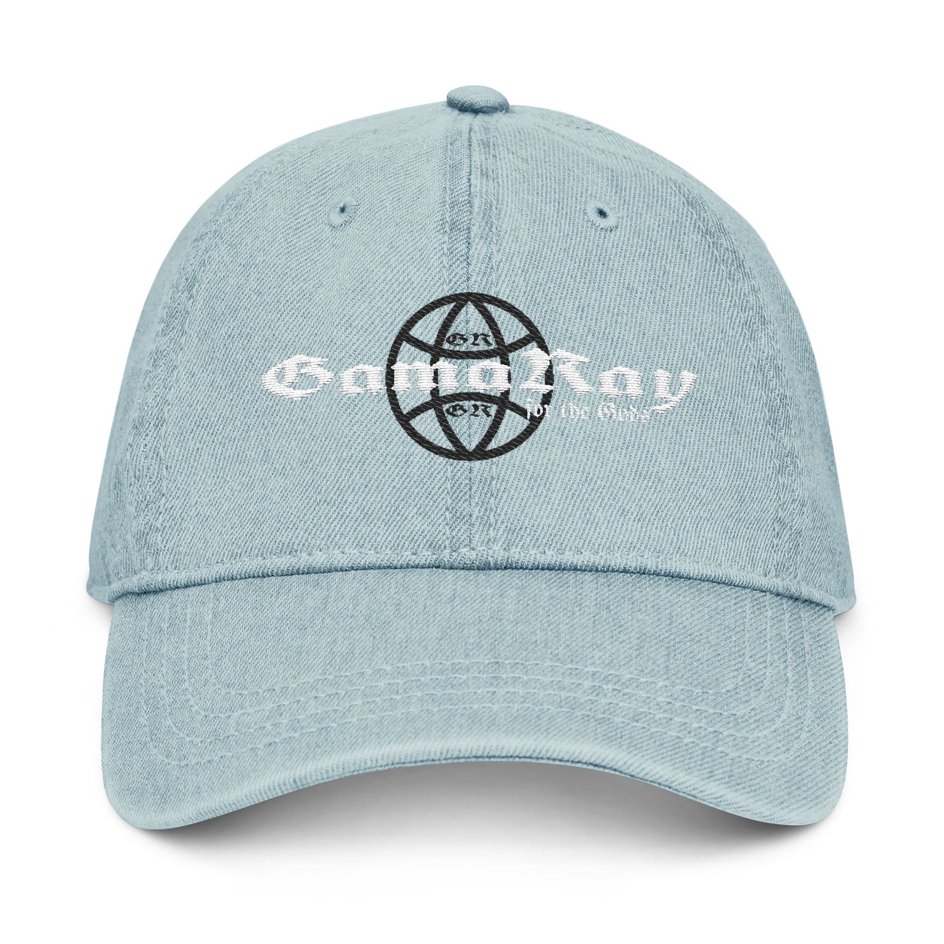 GamaRay Syndicate // Stonely Embroidered denim Cap