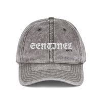 Sentinel*Vintage // White Stone Embroidered Cap
