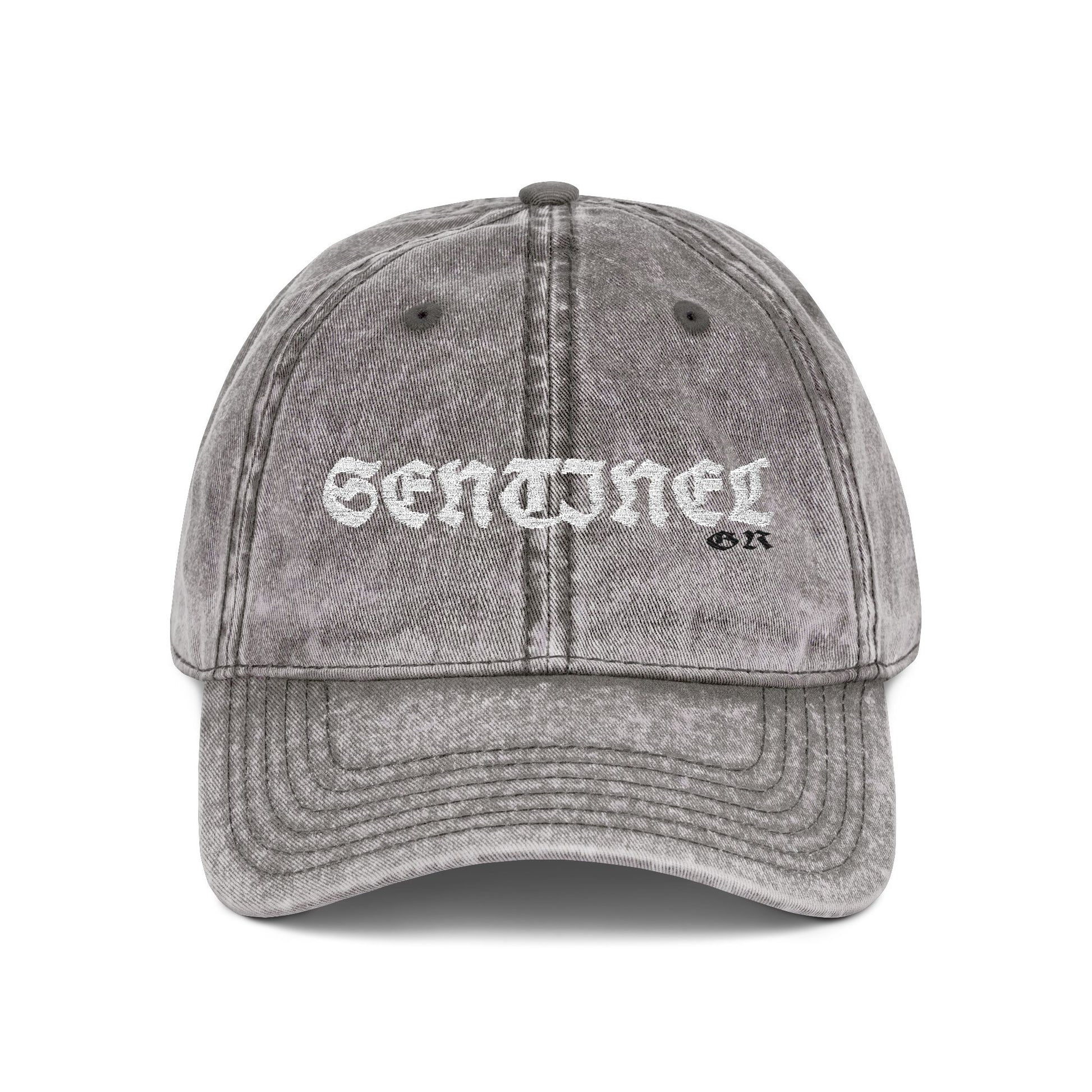Sentinel*Vintage // White Stone Embroidered Cap