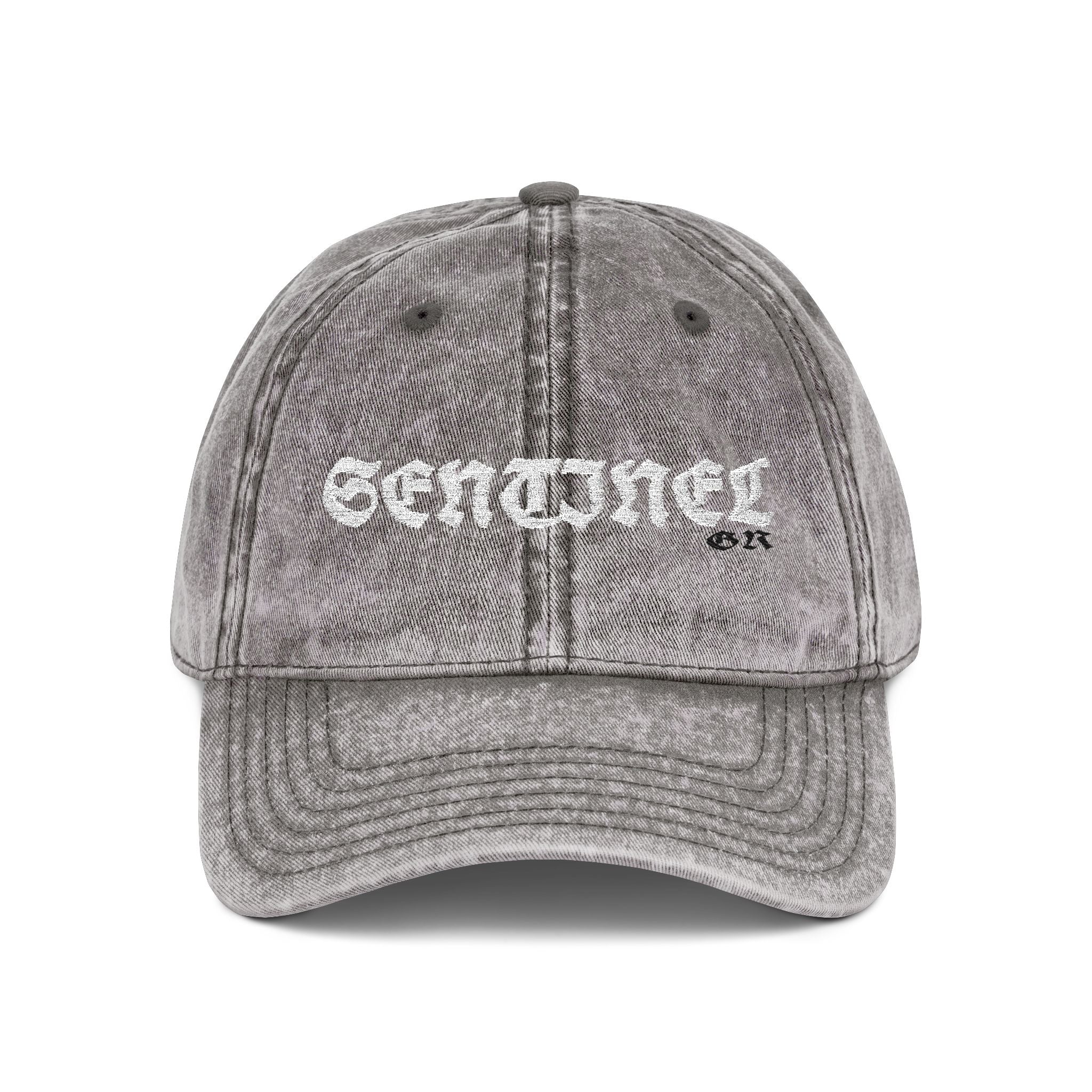Sentinel*Vintage // White Stone Embroidered Cap