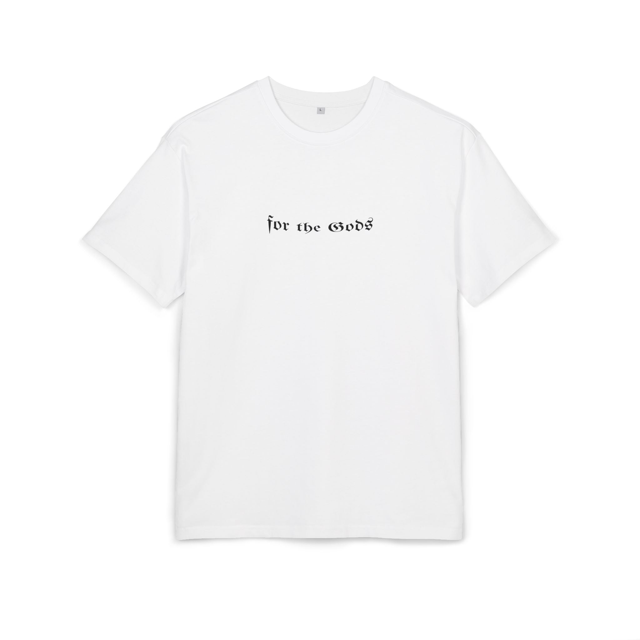 Unisex Plain Heavy Oversize Tee - 'For the Gods'