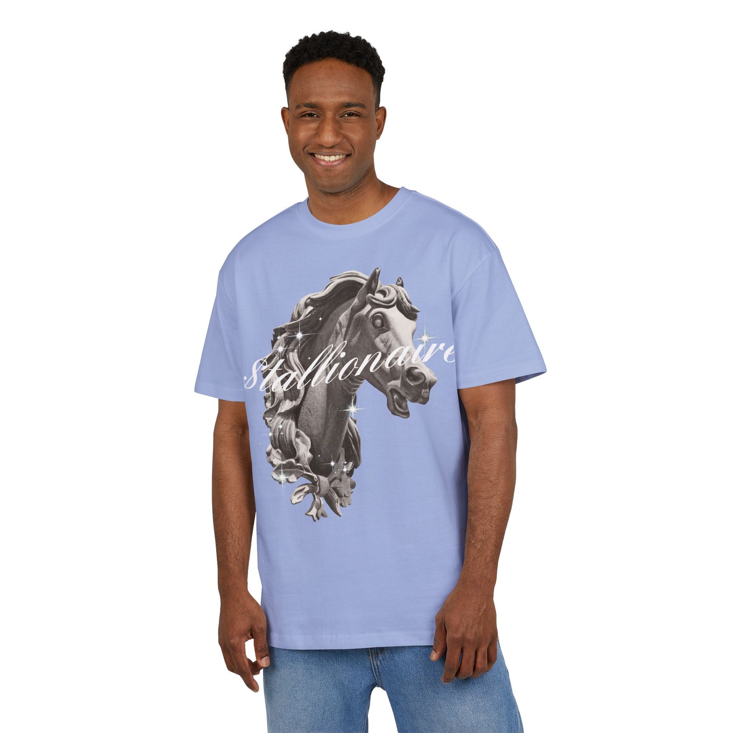 Stallionaire* heavy Oversize Tee (Unisex)