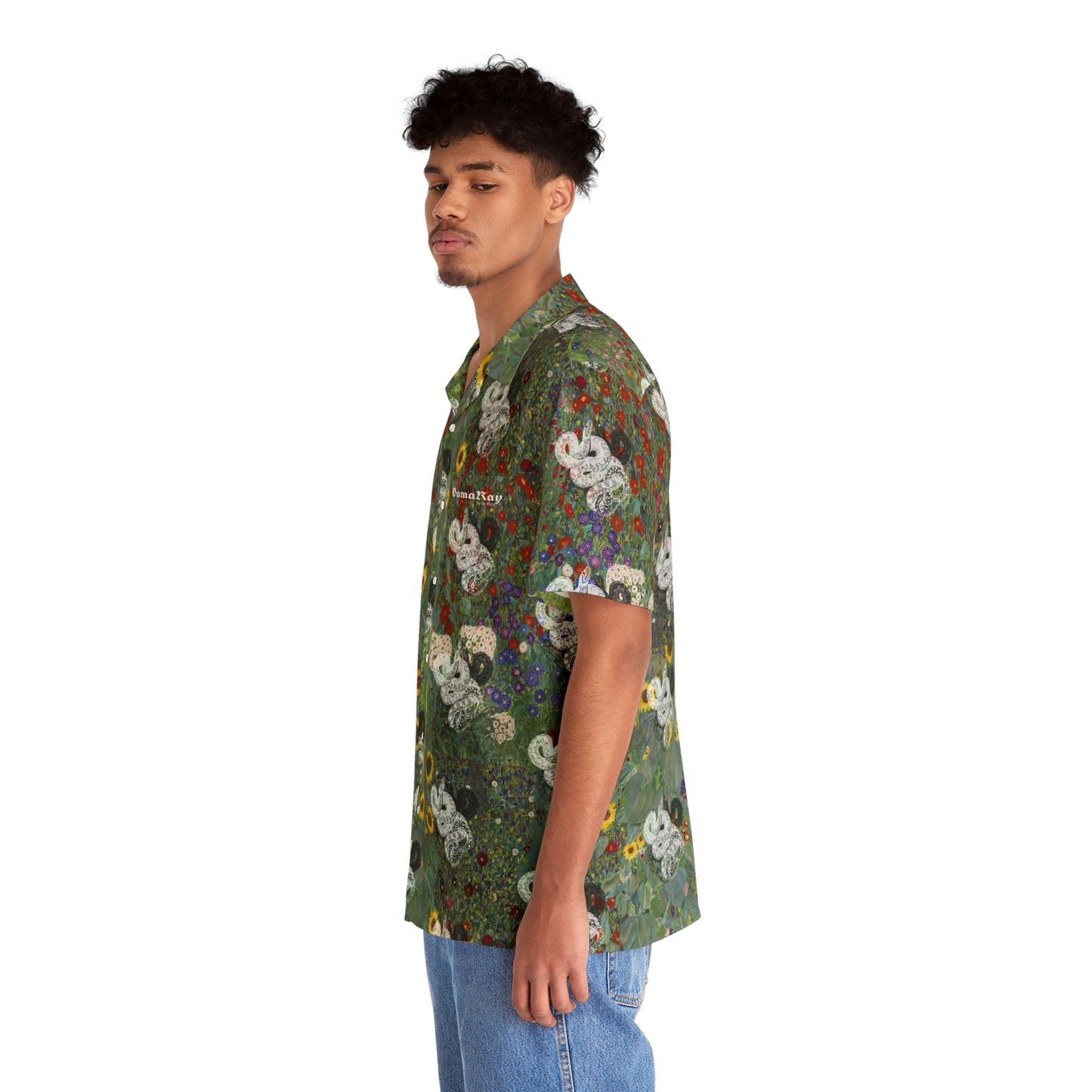 Garden of Eden*Botanical drip // Relaxed unisex Overshirt