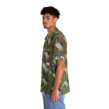 Garden of Eden*Botanical drip // Relaxed unisex Overshirt