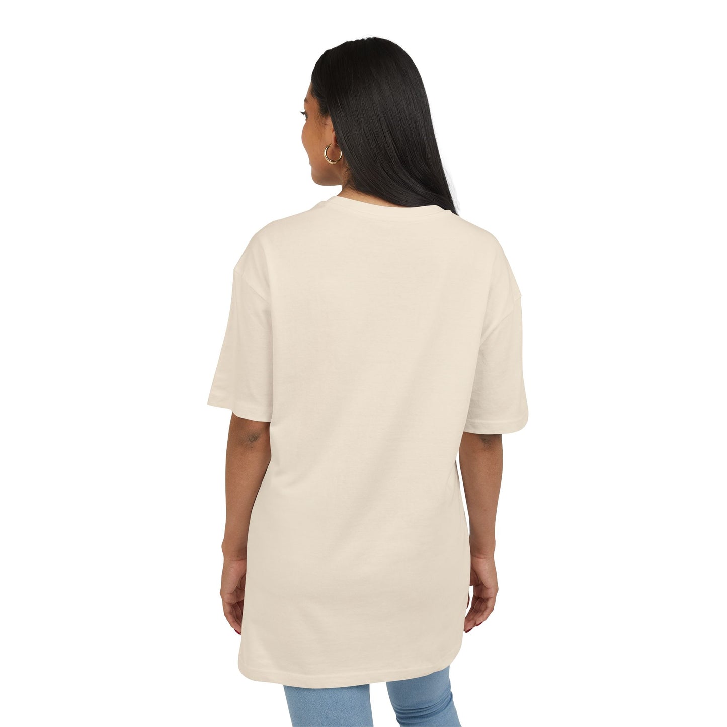 Unisex Plain Heavy Oversize Tee - 'For the Gods'