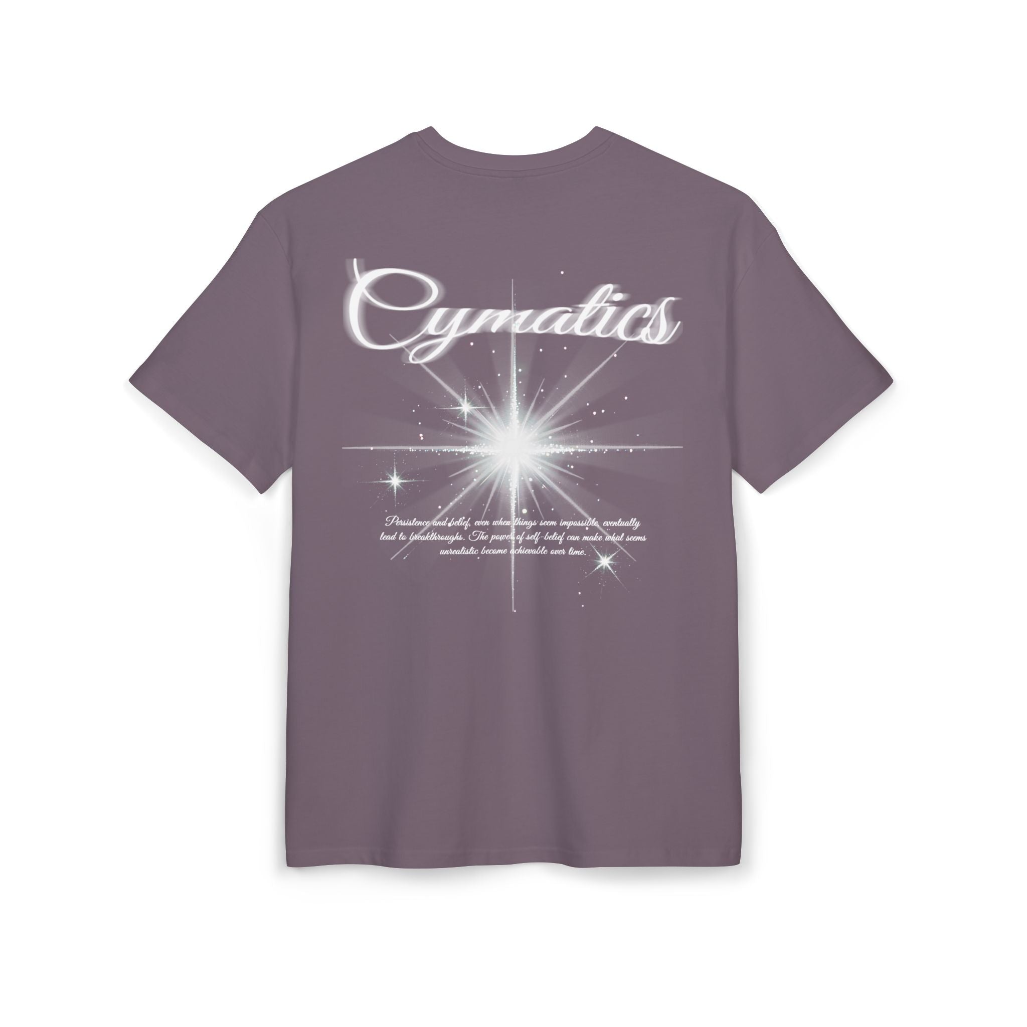 Cymatic Waves //  Unisex Heavy Oversized Tee