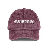 Sentinel*Vintage // White Stone Embroidered Cap