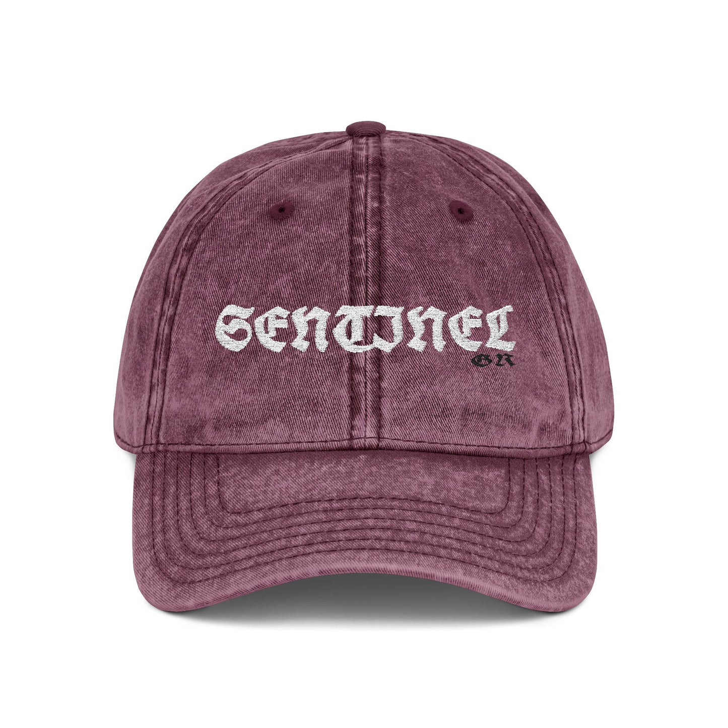 Sentinel*Vintage // White Stone Embroidered Cap