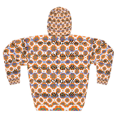 Vibrant Floral Unisex Hoodie, Artistic Pullover, Cozy Gift, Casual Wear, Vintage Style, Perfect for Festivals