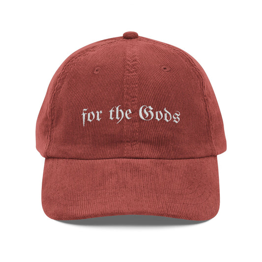Timeless Stonely Embroidered Corduroy Cap
